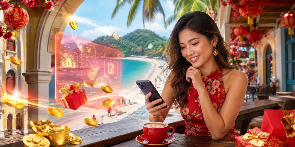 Pengguna Langkawi menyemak tawaran cashback dan bonus promosi ek343 melalui telefon