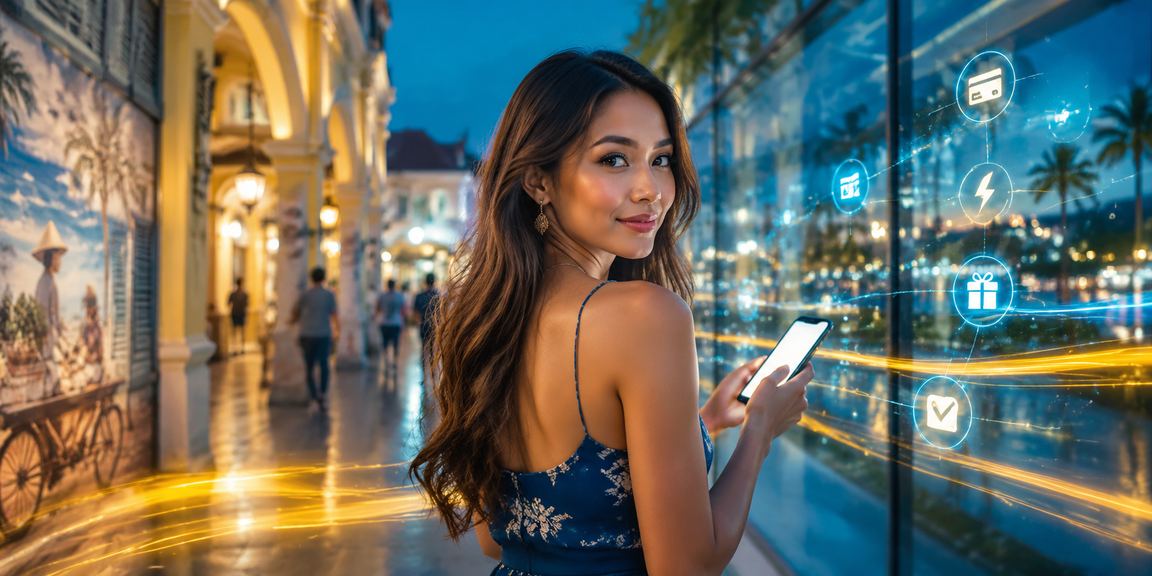 Proses deposit dalam talian di Pulau Pinang menggunakan telefon pintar